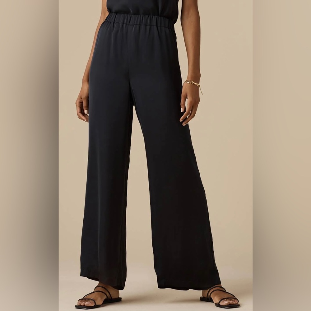 VETTA reversible wide leg pant. Elastic waist NWT